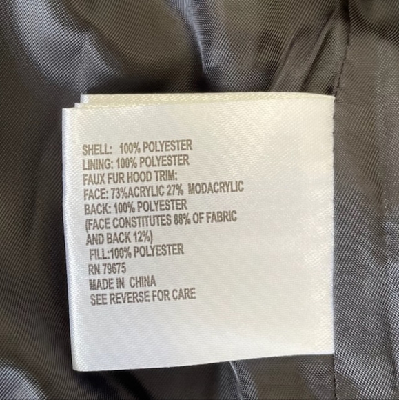 NWT Michael Kors Black MK Mid-Length Fur Puffer Jacket Designer Coat XL - Picture 10 of 11